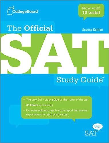 the official sat study guide 2nd edition the college board 0874478529, 978-0874478525