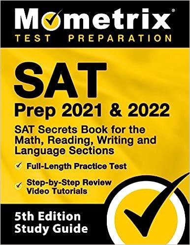 sat prep 2021 and 2022 sat secrets book for the math reading writing and language sections 5th edition