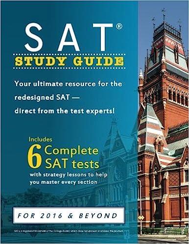 sat study guide your ultimate resource for the redesigned sat direct from the test experts 1st edition