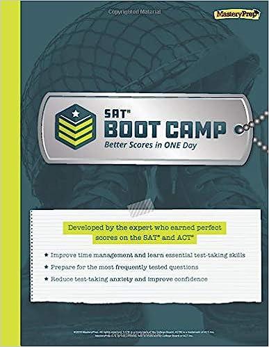 sat boot camp better scores in one day 1st edition masteryprep 1948846691, 978-1948846691