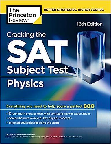cracking the sat subject test in physics 16th edition the princeton review 1524710814, 978-1524710811