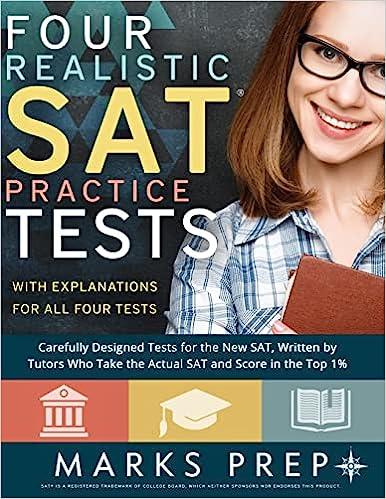 four realistic sat practice tests 3rd edition marks prep 1984381466, 978-1984381460