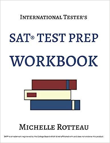 sat test prep workbook 1st edition michelle rotteau 1710497874, 978-1710497878