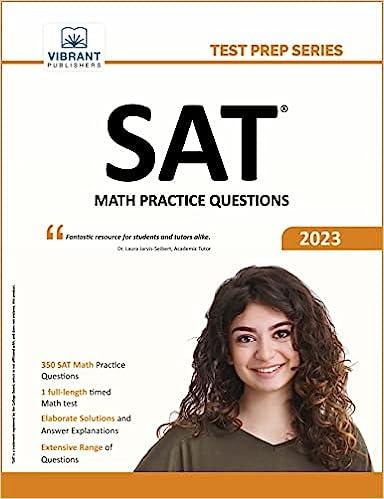 sat math practice questions 2023 1st edition vibrant publishers 1636510949, 978-1636510941