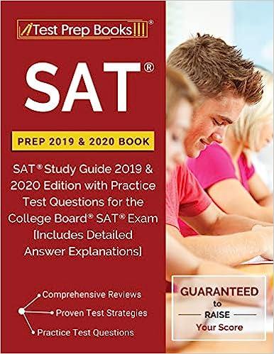 sat prep 2019-2020 1st edition test prep books 1628456396, 978-1628456394