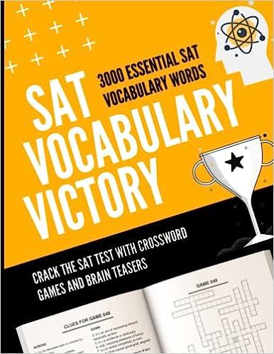 sat vocabulary victory crack the sat test with crossword games and brain teasers 1st edition digi sunrise