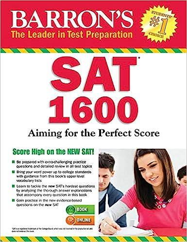 sat 1600 aiming for the perfect score 6th edition linda carnevale m.a, roselyn teukolsky m.s 1438009992,