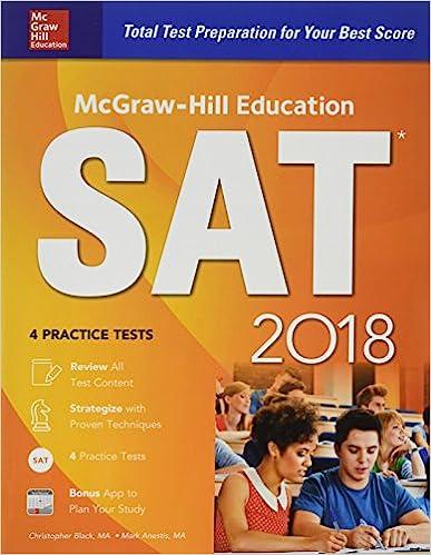 mcgraw-hill education sat 2018 1st edition christopher black, mark anestis 1260010384, 978-1260010381