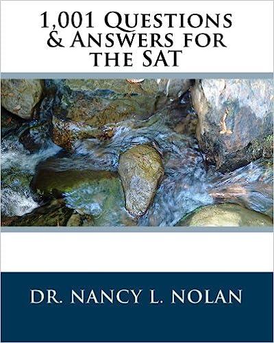 1,001 questions & answers for the sat 1st edition dr. nancy l. nolan 1933819561, 978-1933819563