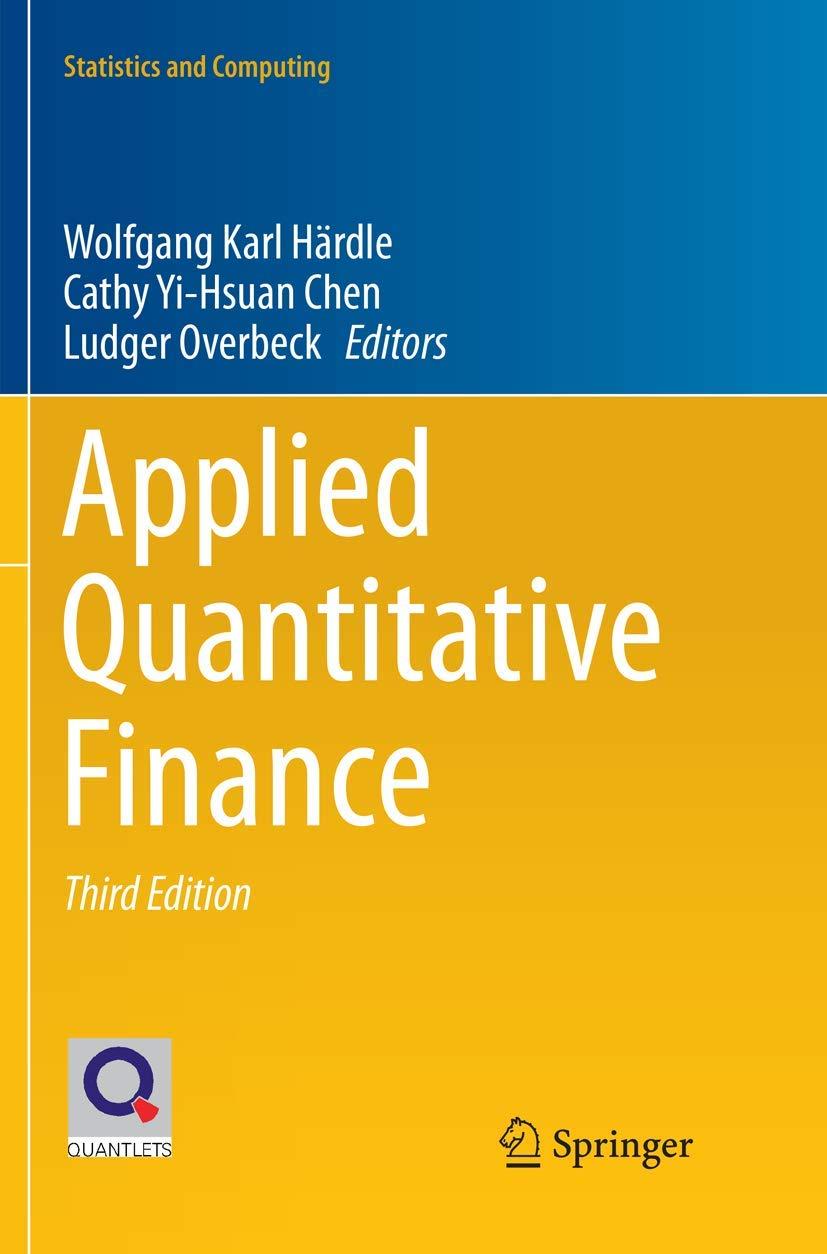 applied quantitative finance statistics and computing 3rd edition wolfgang karl härdle, cathy yi-hsuan chen,