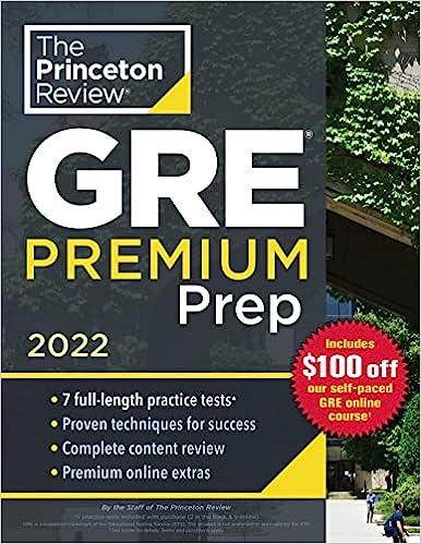 princeton review gre premium prep 2022 2022 edition the princeton review 0525570470, 978-0525570479