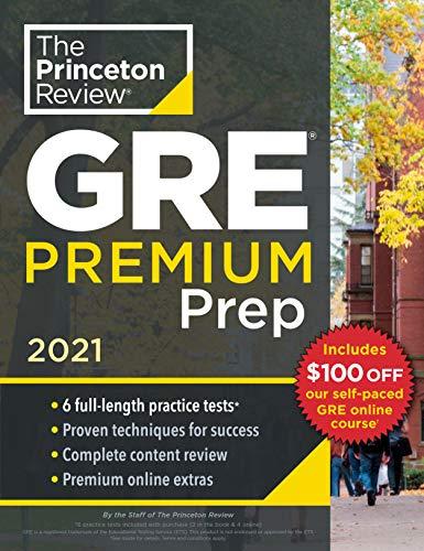 princeton review gre premium prep 2021 2021 edition the princeton review 0525569375, 978-0525569374