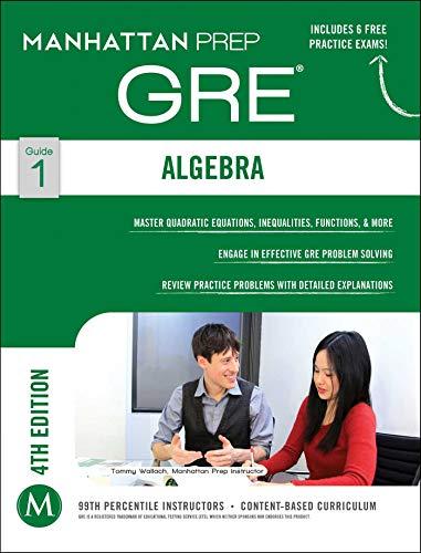 gre algebra strategy guide 1 4th edition manhattan prep 1937707830, 978-1937707835