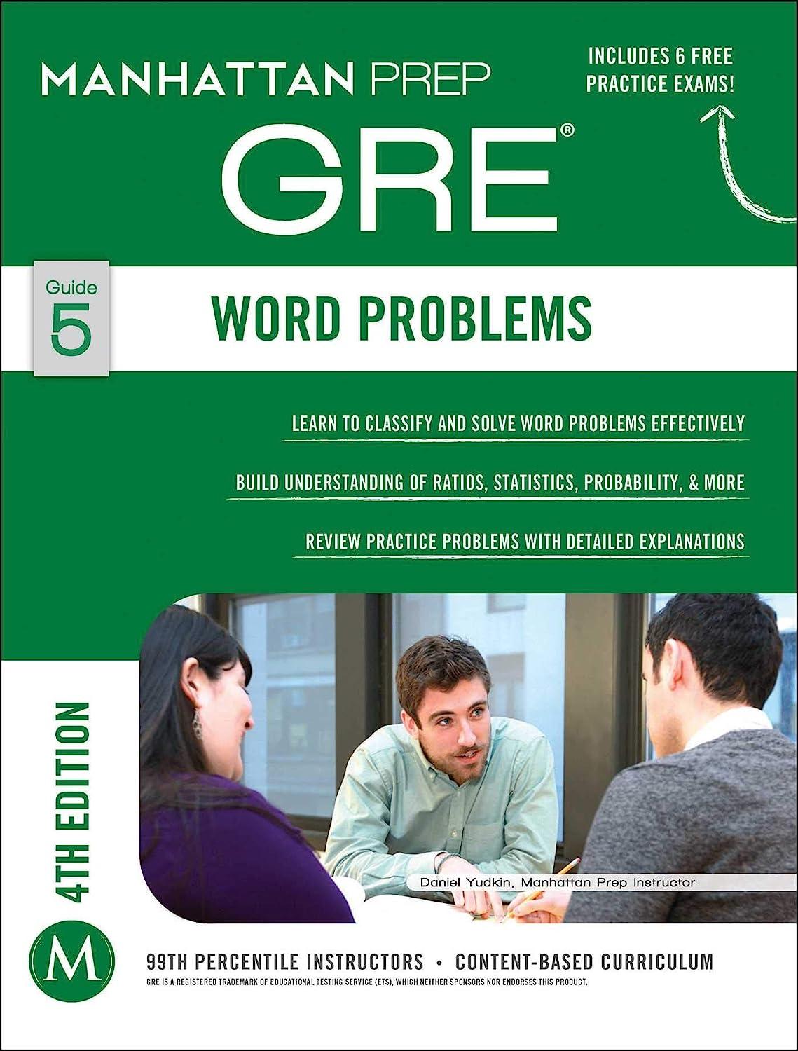 gre word problems guide 5 4th edition manhattan prep 1937707903, 978-1937707903