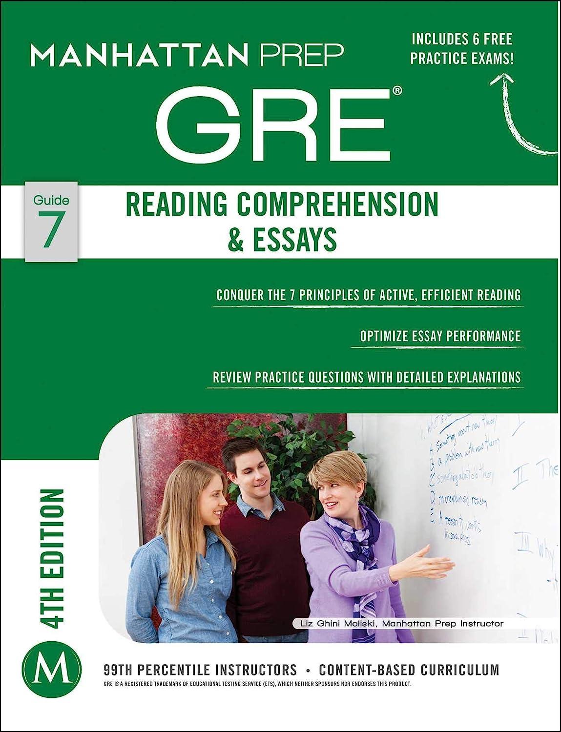 gre reading comprehension and essays guide 7 4th edition manhattan prep 1937707881, 978-1937707880