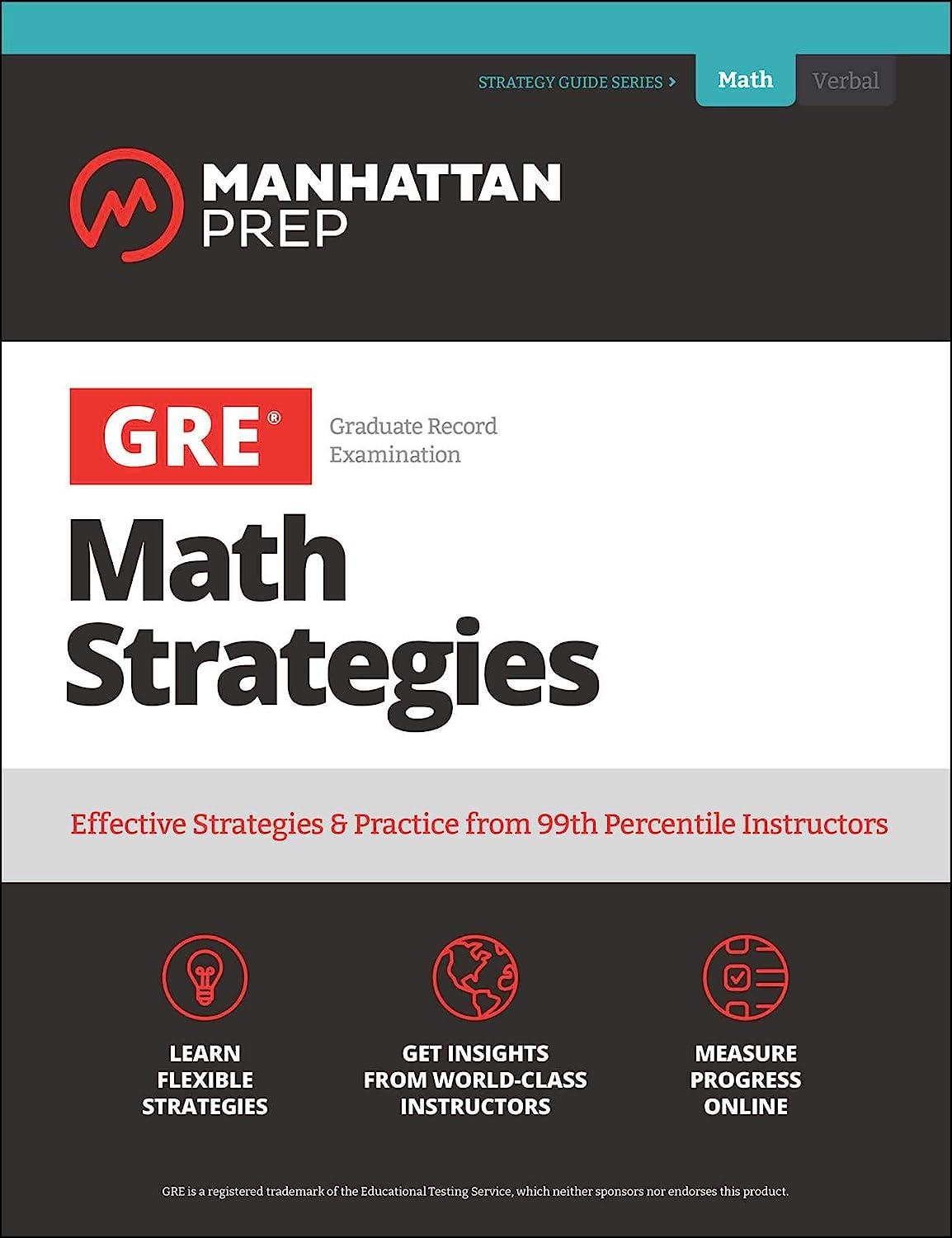 gre math strategies effective strategies and practice from 99th percentile instructors 1st edition manhattan
