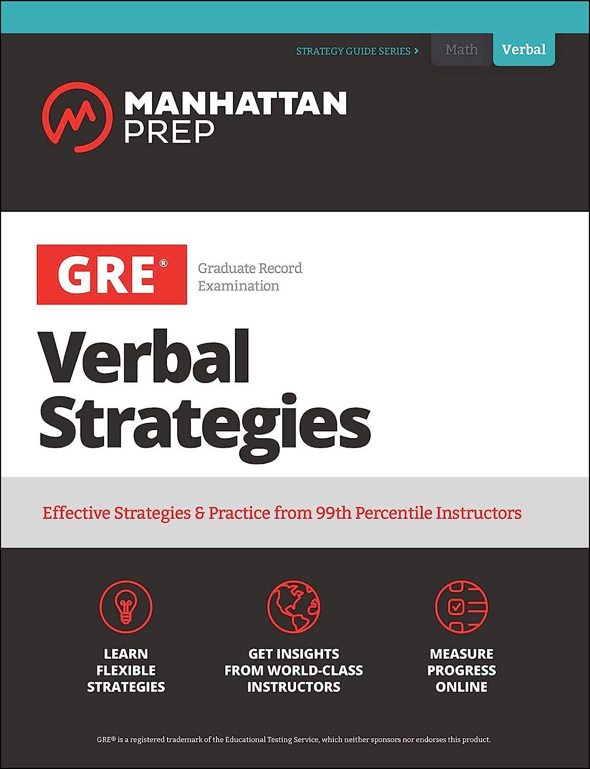 gre verbal strategies effective strategies and practice from 99th percentile instructors 1st edition