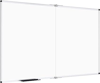 viz-pro large dry erase foldable whiteboard ?wfld7240l viz-pro b0b68d8gzn