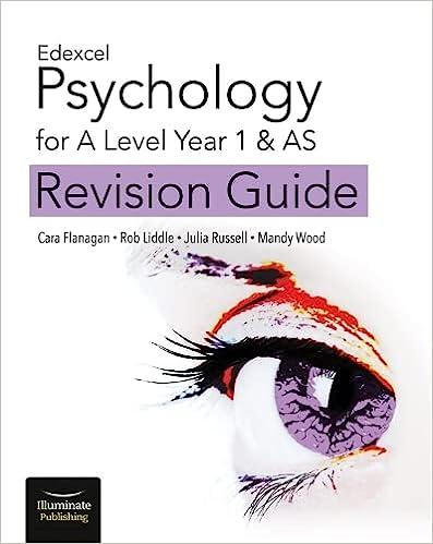 edexcel psychology for a level year 1 and as revision guide 1st edition cara flanagan, rob liddle, julia