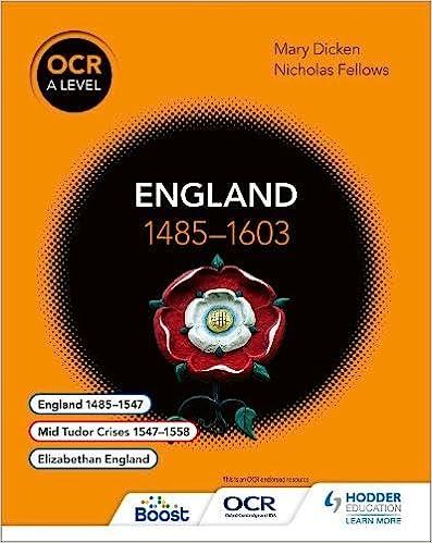 OCR A Level History England 1485-1603