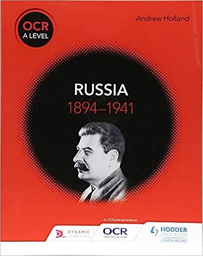ocr a level history russia 1894-1941 1st edition andrew holland 1510416552, 978-1510416550