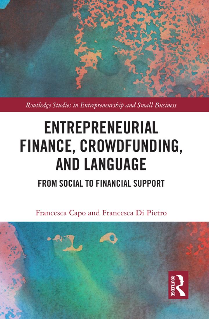 entrepreneurial finance crowdfunding and language from social to financial support 1st edition francesca