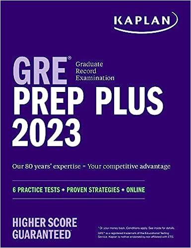GRE Prep Plus 2023 Includes 6 Practice Tests