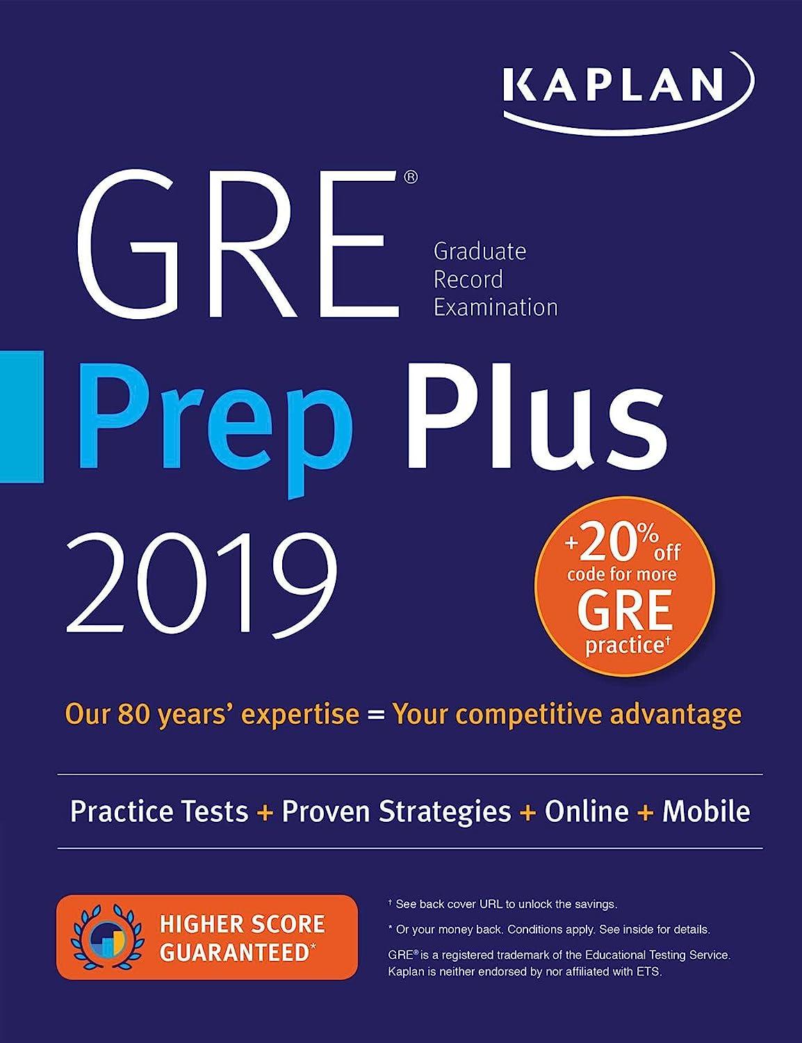 gre prep plus 2019 practice tests proven strategies 1st edition kaplan test prep 1506234607, 978-1506234601