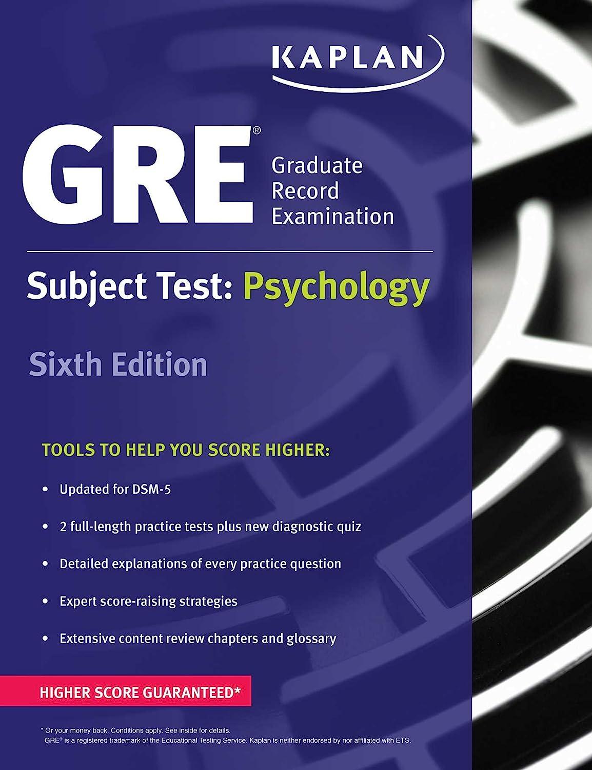 gre subject test psychology 6th edition kaplan test prep 1506209351, 978-1506209357
