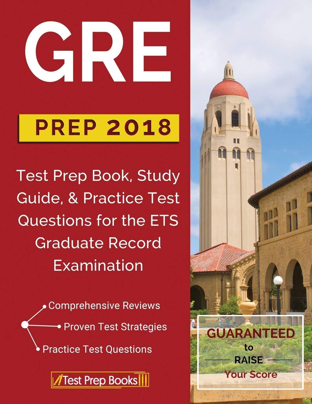 gre prep 2018 test prep book study guide and practice test questions for the ets graduate record examination