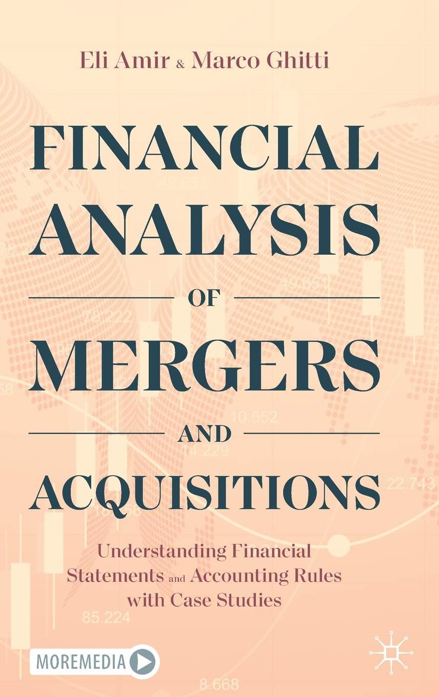 financial analysis of mergers and acquisitions understanding financial statements and accounting rules with