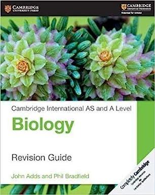 cambridge international as and a level biology revision guide 1st edition john adds, phil bradfield