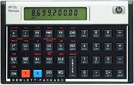 hp 12cp financial calculator  hp b000fvnx2q