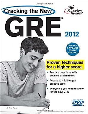 cracking the new gre with dvd 2012 proven techniques for a higher score 2012 edition princeton review