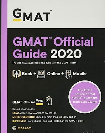 gmat official guide 2020 1st edition gmac (graduate management admission council) 1119576067, 978-1119576068