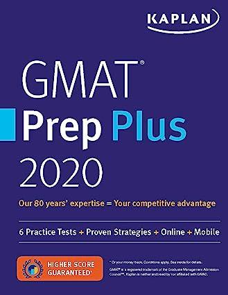 gmat prep plus 2020 1st edition kaplan test prep 1506248381, 978-1506248387