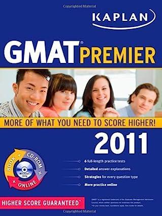 gmat premier 2011 more of what you need to score higher 2011 edition kaplan 1419549898, 978-1419549892