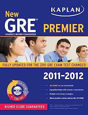 new gre premier graduate record examinations 2011-2012 with cd-rom 2011-2012 edition kaplan 1607148498,