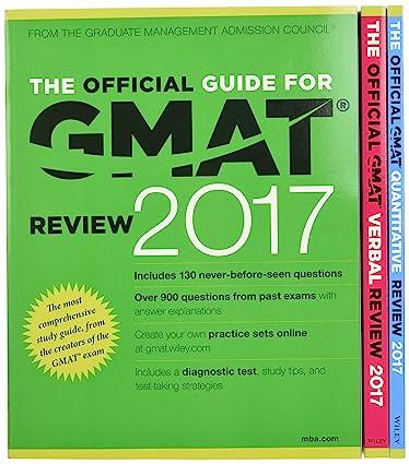 the official guide to the gmat review 2017 1st edition gmac (graduate management admission council)