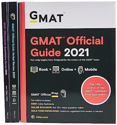 gmat official guide 2021 1st edition gmac (graduate management admission council) 1119689651, 978-1119689652