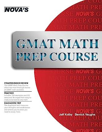 gmat math prep course 1st edition jeff kolby 1889057509, 978-1889057507