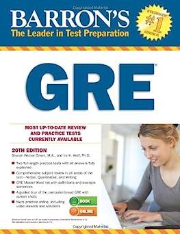 barrons gre most up-to-date review and practice test currently available 20th edition sharon weiner green