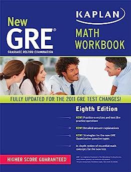new gre graduate record examination math workbook 8th edition kaplan 1419550039, 978-1419550034