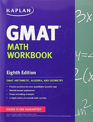 kaplan gmat math workbook 8th edition kaplan 1609780981, 978-1609780982