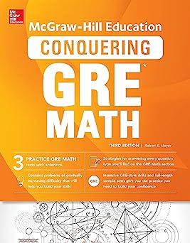 conquering gre math 3rd edition robert e. moyer 1259859509, 978-1259859502