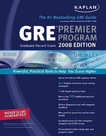 gre exam premier program powerful practical tools to help you score higher 2008 edition kaplan 1427795029,