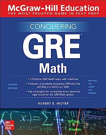 conquering gre math 4th edition robert moyer 1260462617, 978-1260462616