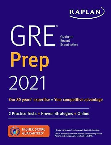 gre prep 2021 with 2 practice tests and proven strategies 2021 edition kaplan test prep 1506262414,