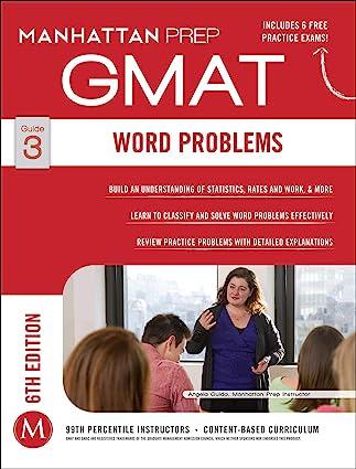 manhattan gmat word problems 6th edition manhattan gmat 1941234089, 978-1941234082