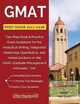 gmat prep guide 2017-2018 1st edition test prep books 1628454539, 978-1628454536